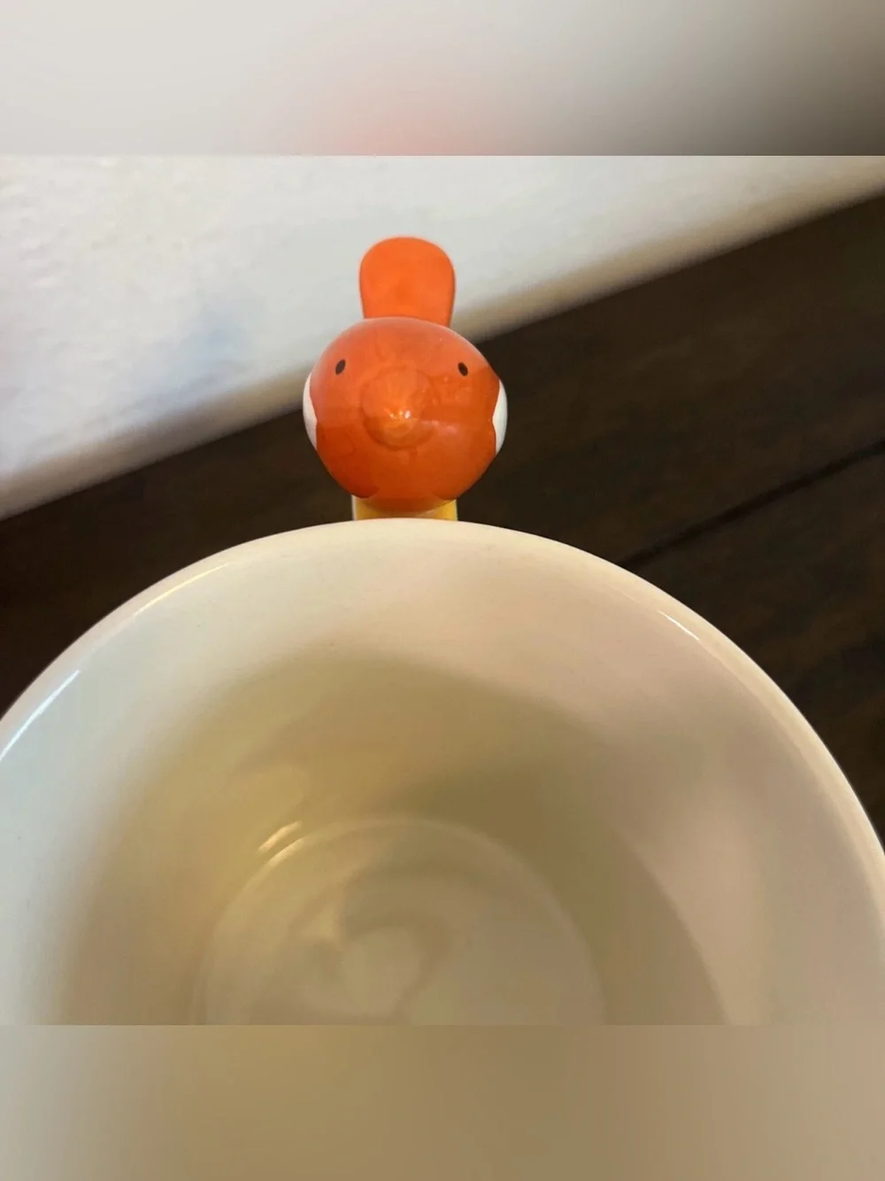 Pier 1 imports bird on handle coffee mug cup